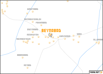 map of Beynābād