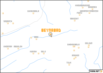 map of Beynābād