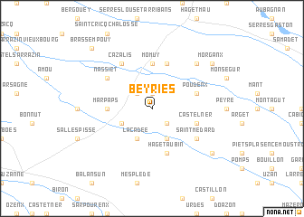 map of Beyries