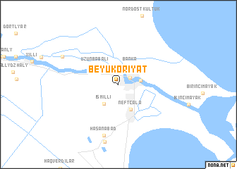map of Bëyuk-Oriyat