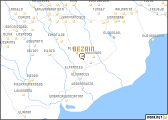map of Bezain
