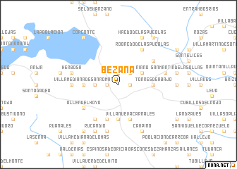 map of Bezana