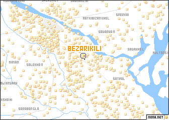 map of Bezāri Kili