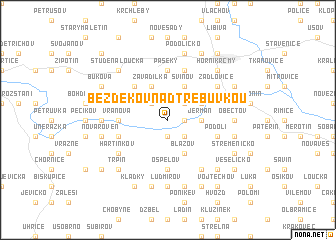 map of Bezděkov nad Třebŭvkou