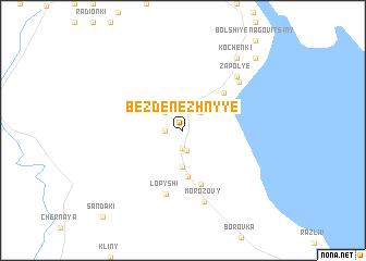 map of Bezdenezhnyye