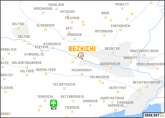 map of Bezhichi