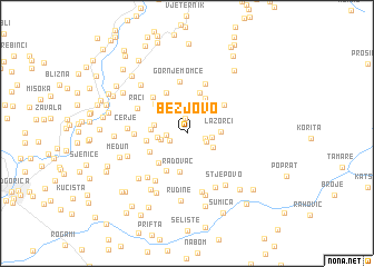 map of Bezjovo