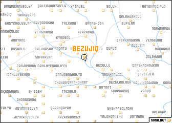 map of Bezūjīq