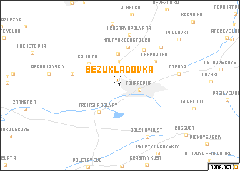 map of Bezukladovka