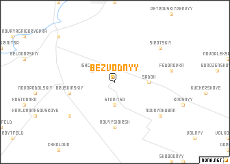 map of Bezvodnyy