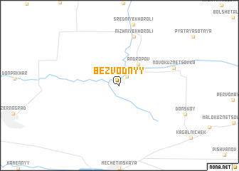 map of Bezvodnyy