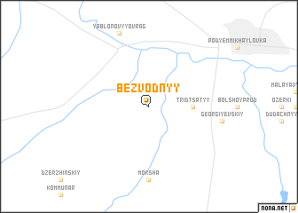 map of Bezvodnyy