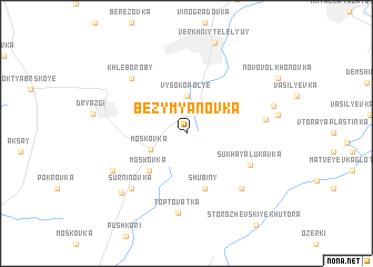 map of Bezymyanovka