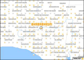 map of Bhabābhadri