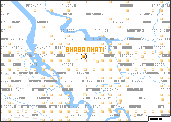 map of Bhābanhāti
