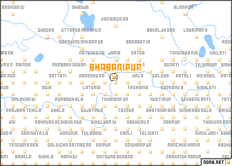 map of Bhabānipur