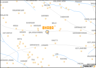 map of Bhāba