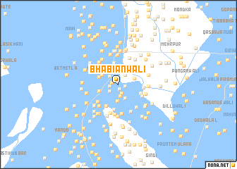 map of Bhābiānwāli