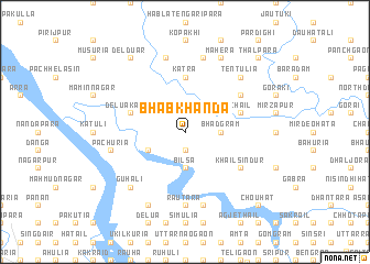 map of Bhābkhanda