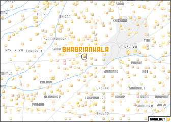 map of Bhābriānwāla