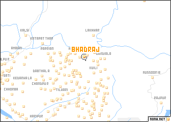 map of Bhadrāj