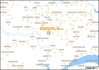 map of Bhadrāla
