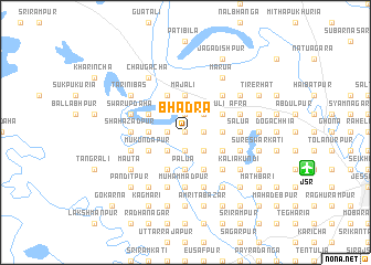 map of Bhādra