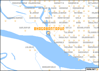 map of Bhagabantapur