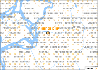 map of Bhāgalpur