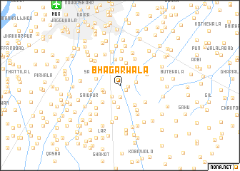 map of Bhāgarwāla