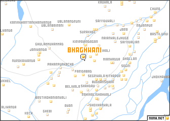 map of Bhāghwani