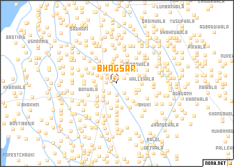 map of Bhāgsar