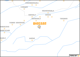 map of Bhāgsar