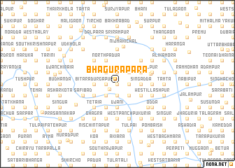 map of Bhagurāpāra