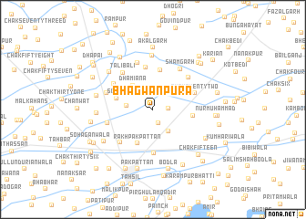 map of Bhagwānpura