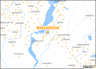 map of Bhagwānpur