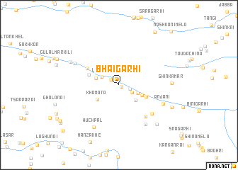 map of Bhaigarhi