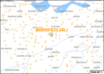 map of Bhaini Fāzilwāli