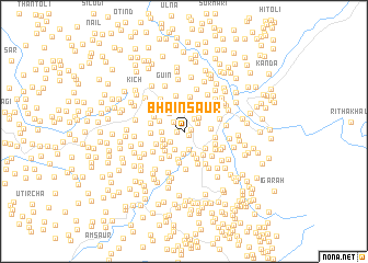 map of Bhainsaur