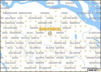 map of Bhairabkol