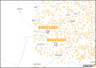 map of Bhairgaon