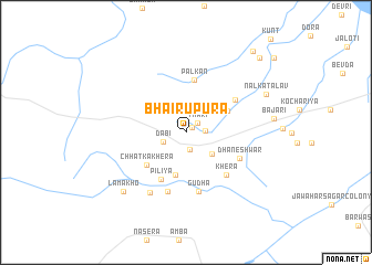 map of Bhairūpura