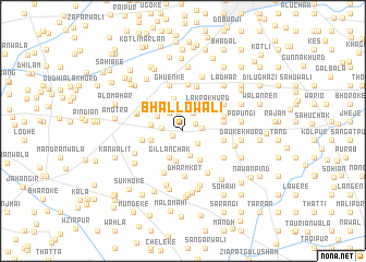 map of Bhallowāli
