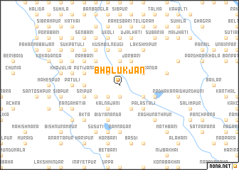 map of Bhālukjān