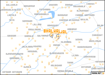 map of Bhalwāl