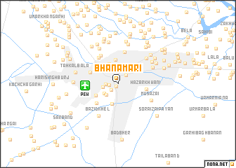 map of Bhāna Māri