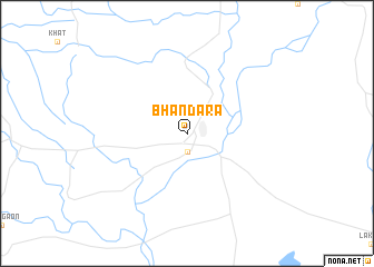 map of Bhandāra