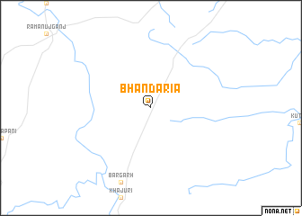 map of Bhandaria