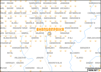 map of Bhāndārpāika