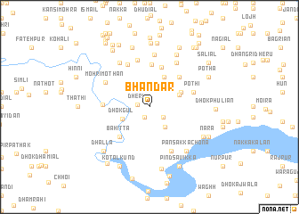 map of Bhandar
